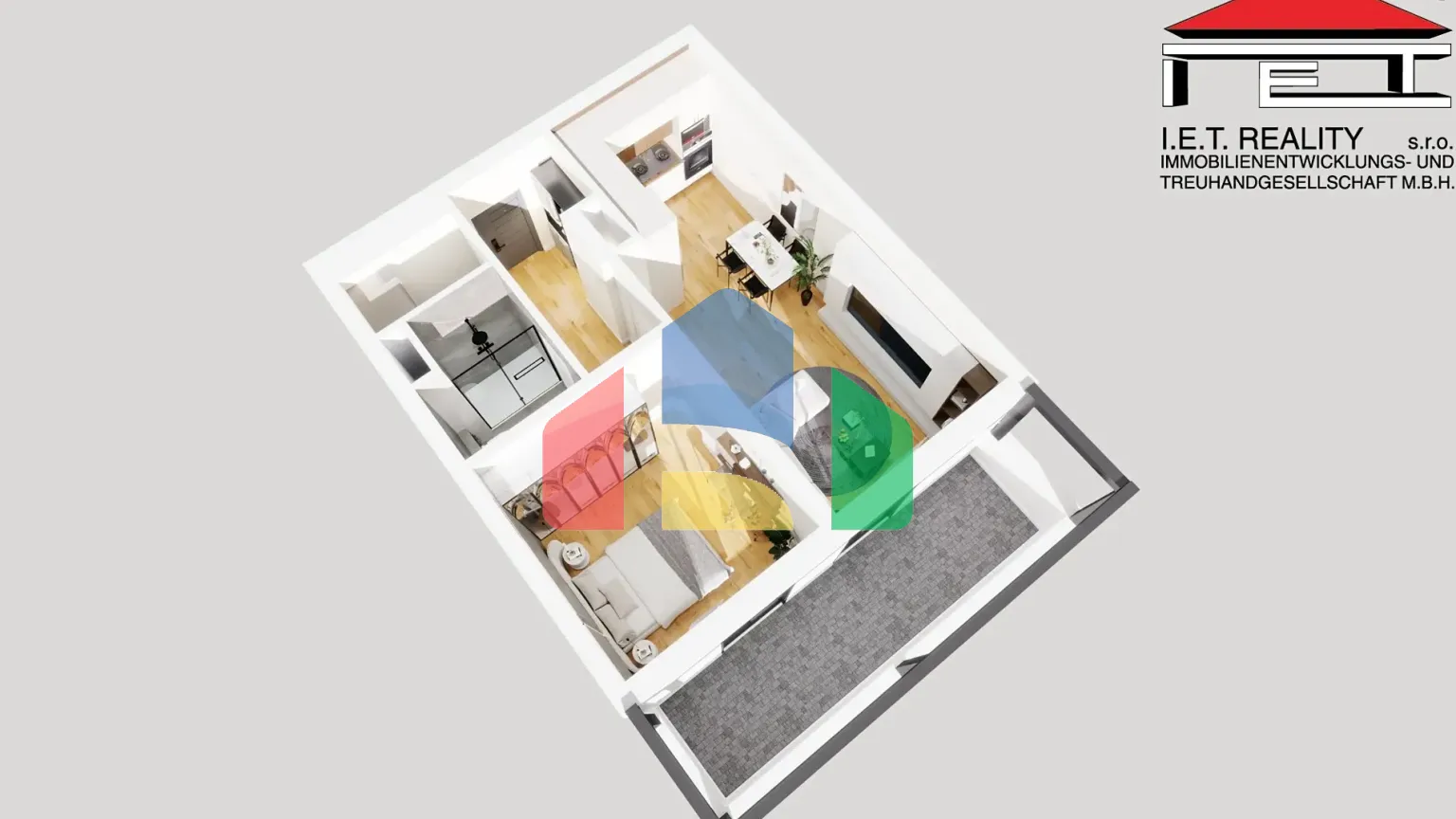 На продажу квартира 2-комн. студия 52 m²