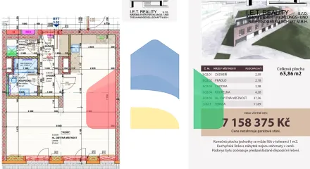 На продажу квартира 2-комн. студия 52 m²