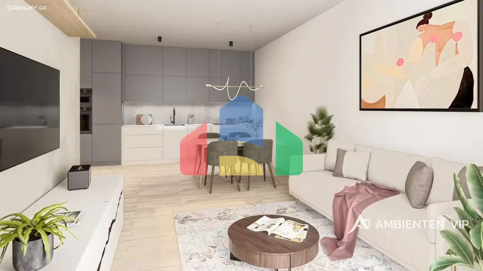 На продажу квартира 2-комн. студия 74 m²