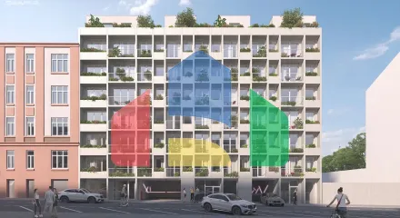 На продажу квартира 1-комн. студия 38 m²