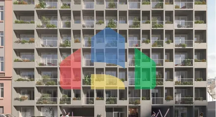 На продажу квартира 1-комн. студия 38 m²