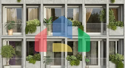 На продажу квартира 1-комн. студия 38 m²