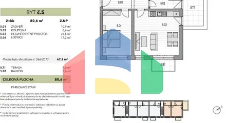 На продажу квартира 2-комн. студия 62 m²