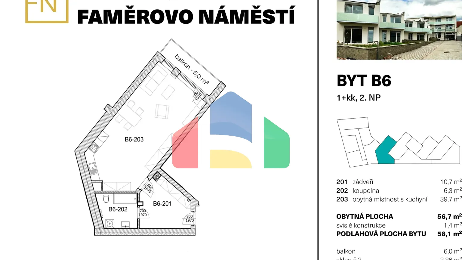 На продажу квартира 1-комн. студия 58 m²