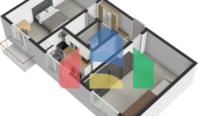 На продажу квартира 2+1 55 m²