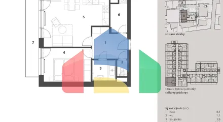 На продажу квартира 2-комн. студия 59 m²