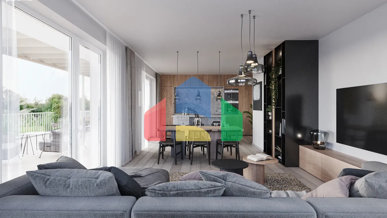 На продажу квартира 2-комн. студия 51 m²