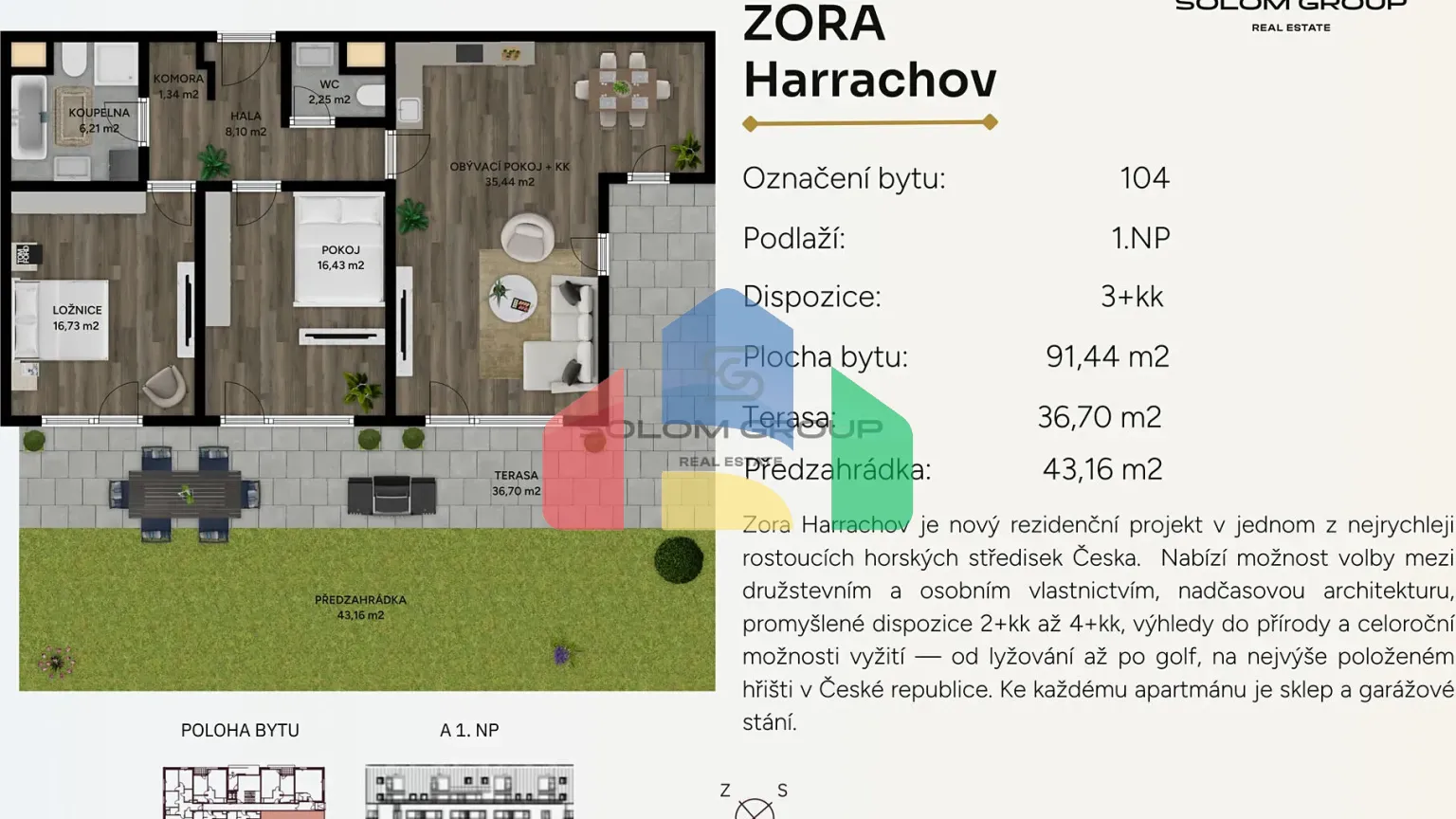 На продажу квартира 3-комн. студия 171 m²
