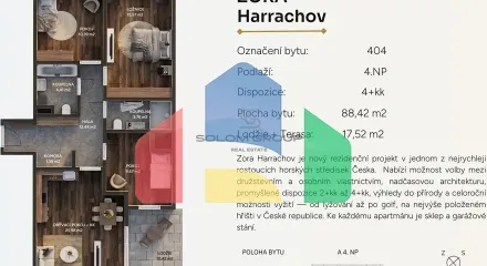 На продажу квартира 4-комн. студия 106 m²