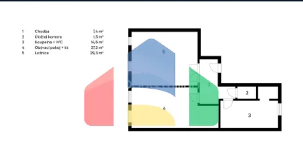 На продажу квартира 2-комн. студия 77 m² На продажу квартира 2-комн. студия 77 m²