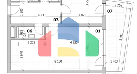 На продажу квартира 2-комн. студия 60 m²