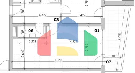 На продажу квартира 2-комн. студия 60 m²