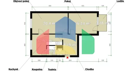 На продажу квартира 2+1 60 m²