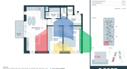 На продажу квартира 3-комн. студия 61 m²