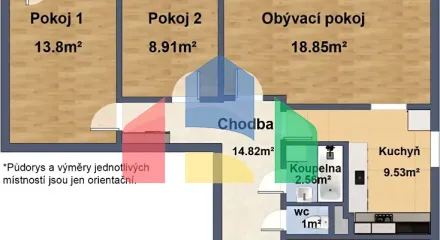 На продажу квартира 4+1 92 m²