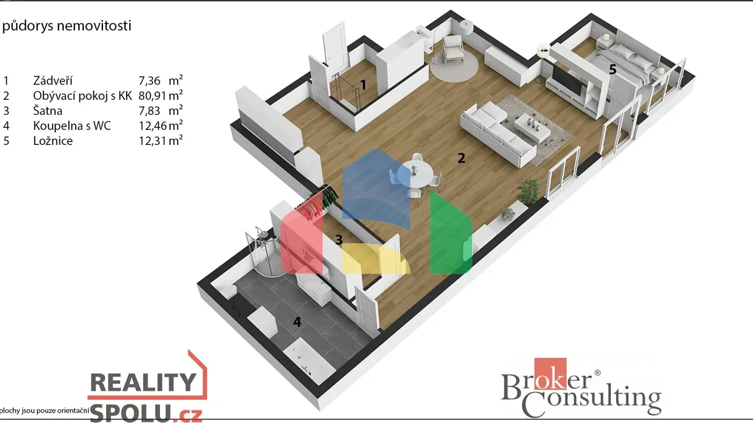 На продажу квартира 2-комн. студия 120 m²