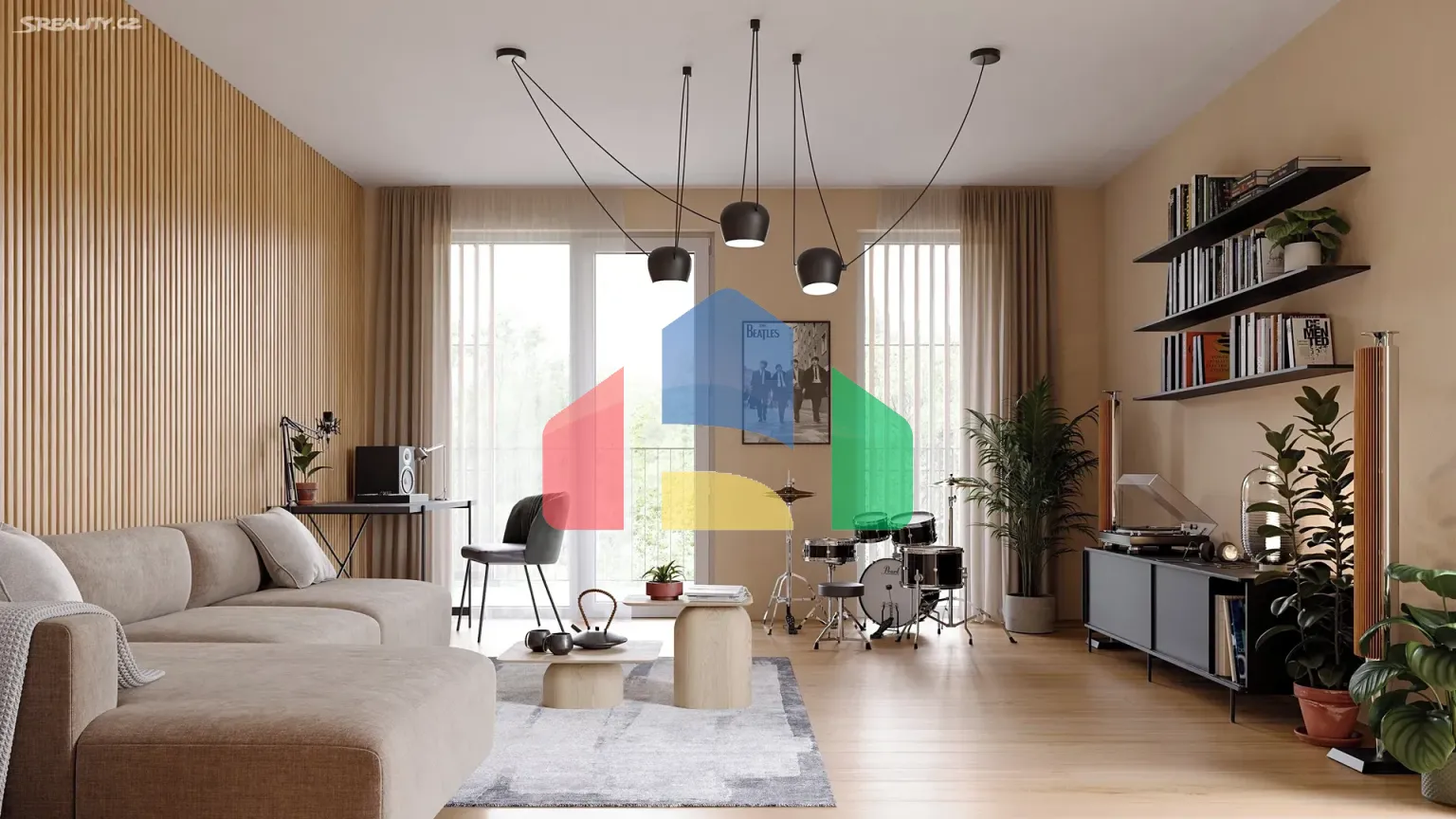 На продажу квартира 3-комн. студия 76 m²