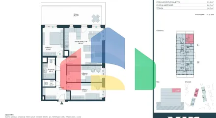 На продажу квартира 4-комн. студия 85 m²