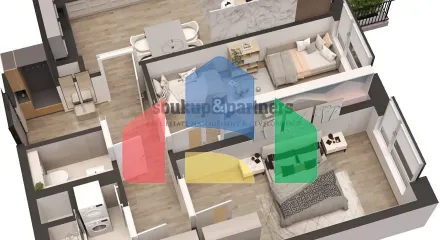 На продажу квартира 3-комн. студия 76 m²