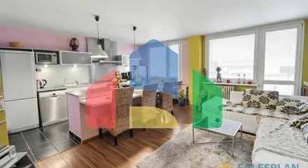 На продажу квартира 3-комн. студия 77 m²