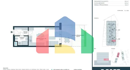 На продажу квартира 1-комн. студия 30 m²
