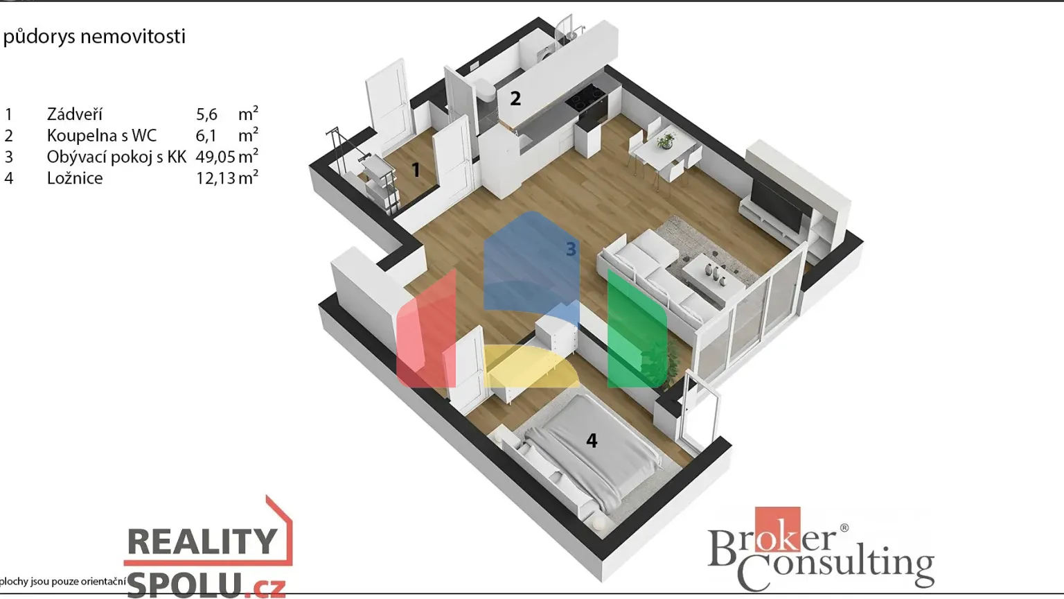 На продажу квартира 2-комн. студия 73 m²