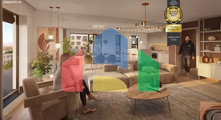 На продажу квартира 2-комн. студия 63 m²