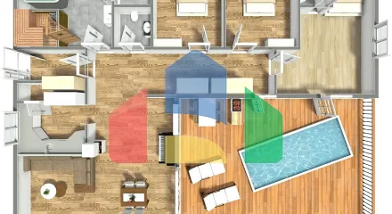 На продажу семейные дома 120 m², земельный участок 800 m²