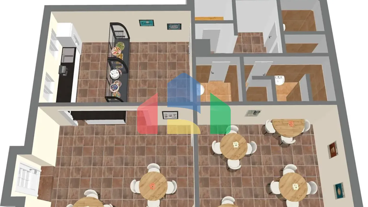 На продажу торговые помещения 98 m²