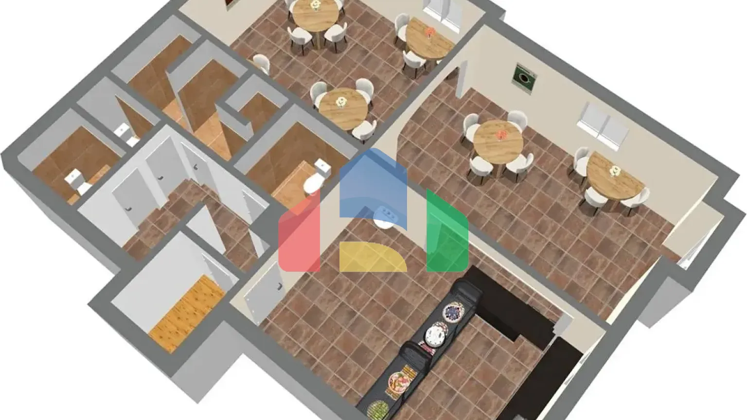 На продажу торговые помещения 98 m²