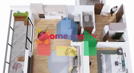 На продажу квартира 2-комн. студия 65 m²