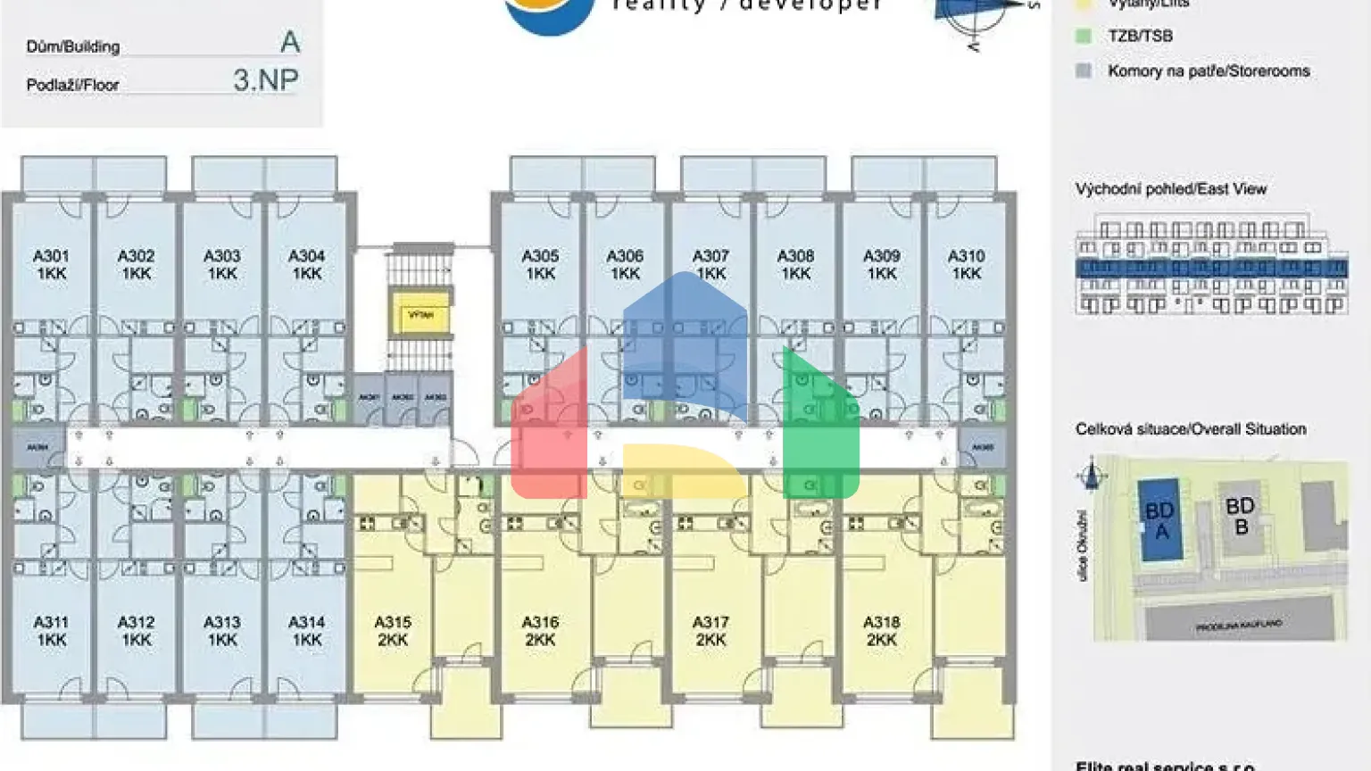 На продажу квартира 1-комн. студия 32 m²