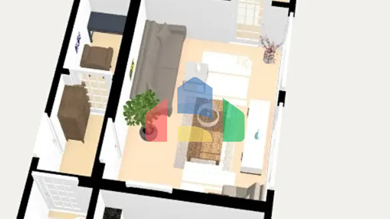 На продажу квартира 2+1 45 m²