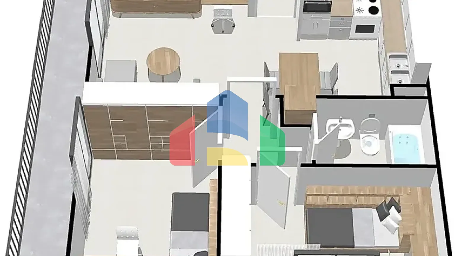 На продажу квартира 4-комн. студия 83 m²