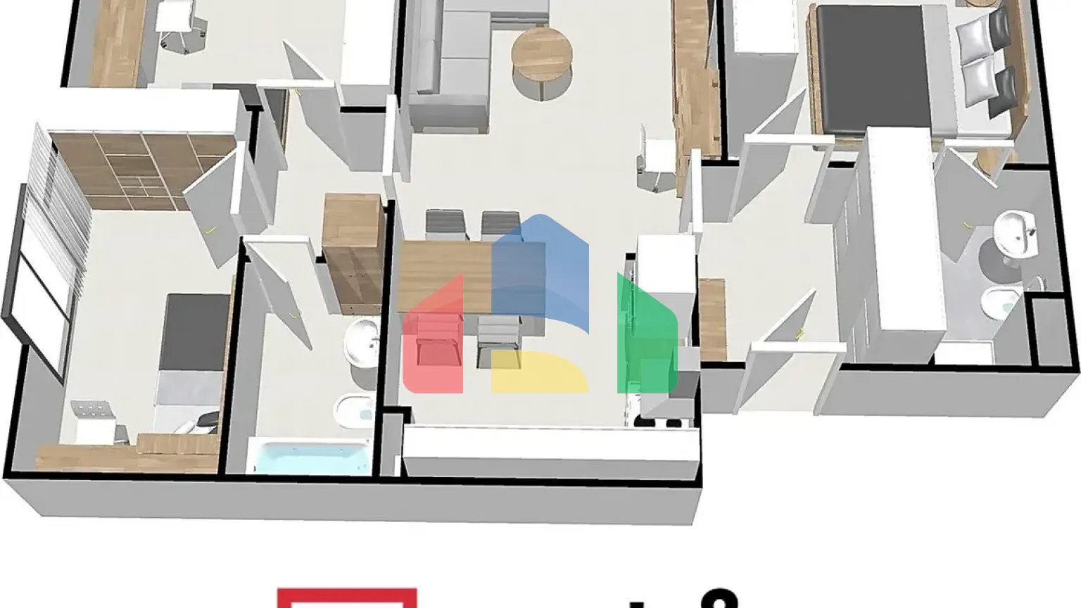 На продажу квартира 4-комн. студия 83 m²