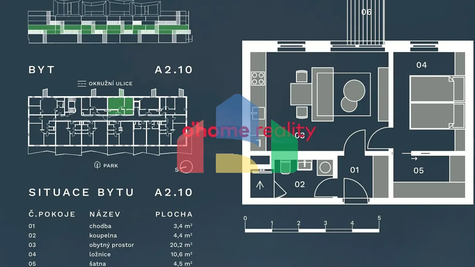 На продажу квартира 2-комн. студия 43 m²