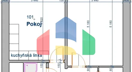 На продажу квартира 2-комн. студия 46 m²