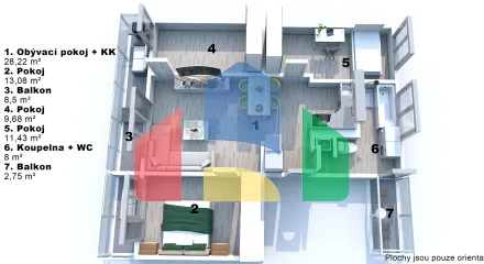 На продажу квартира 4-комн. студия 69 m²