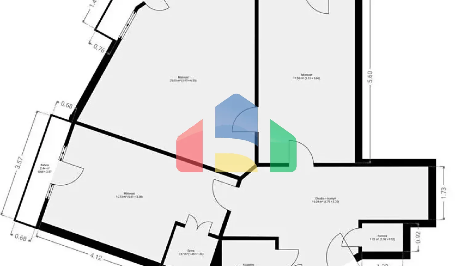 На продажу квартира 3+1 99 m²