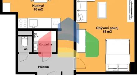 На продажу квартира 1+1 31 m²