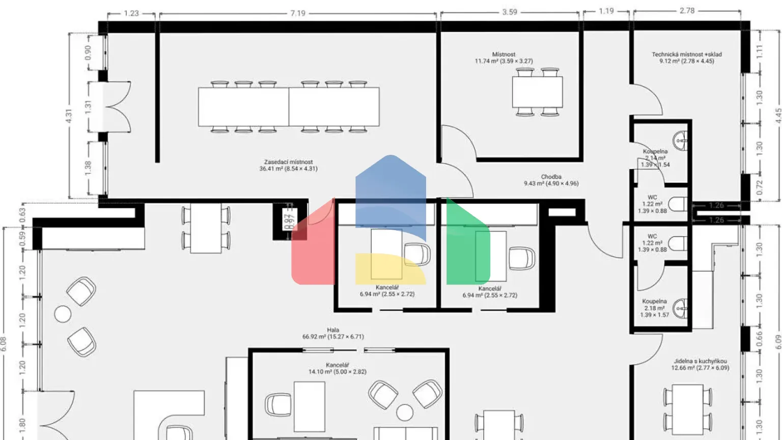 На продажу торговые помещения 200 m²