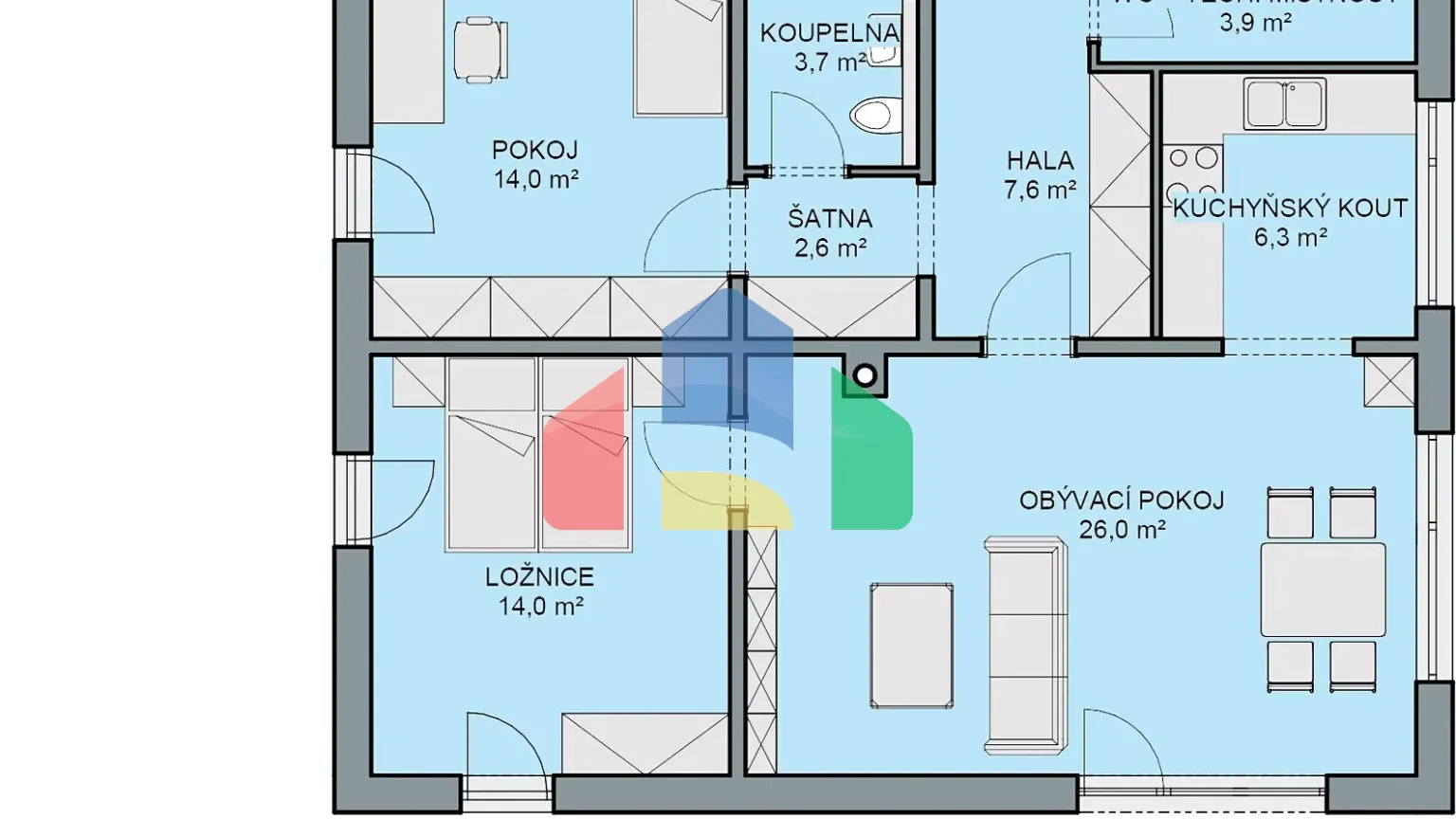 На продажу проекта(-ов) 78 m², земельный участок 432 m²