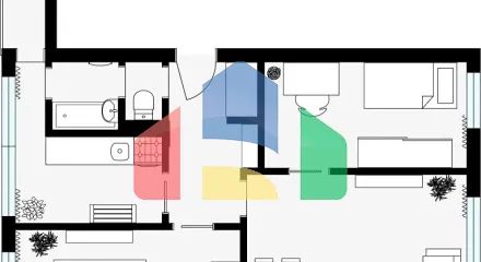 На продажу квартира 3+1 62 m²
