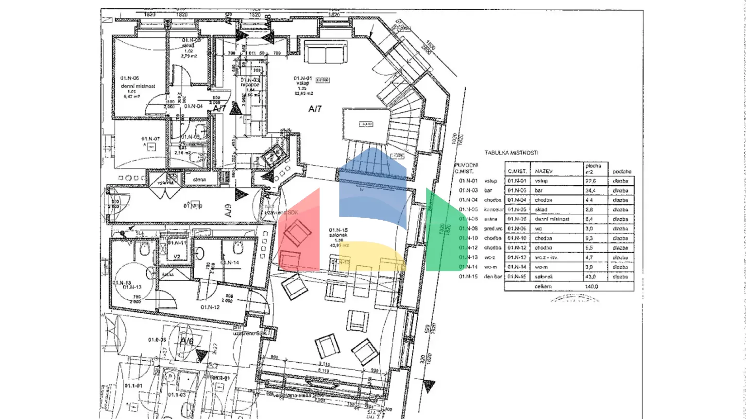 На продажу торговые помещения 403 m²