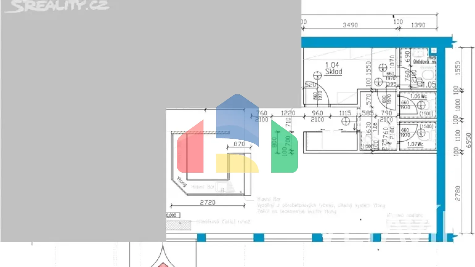На продажу торговые помещения 53 m²