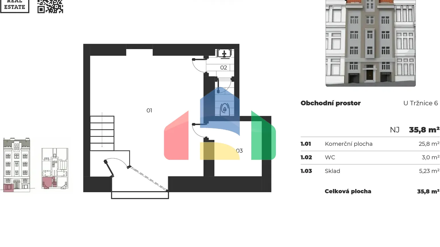 На продажу офисные помещения 36 m²