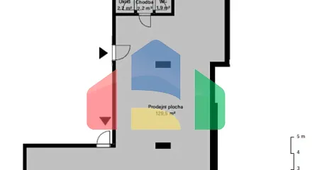 На продажу торговые помещения 135 m²