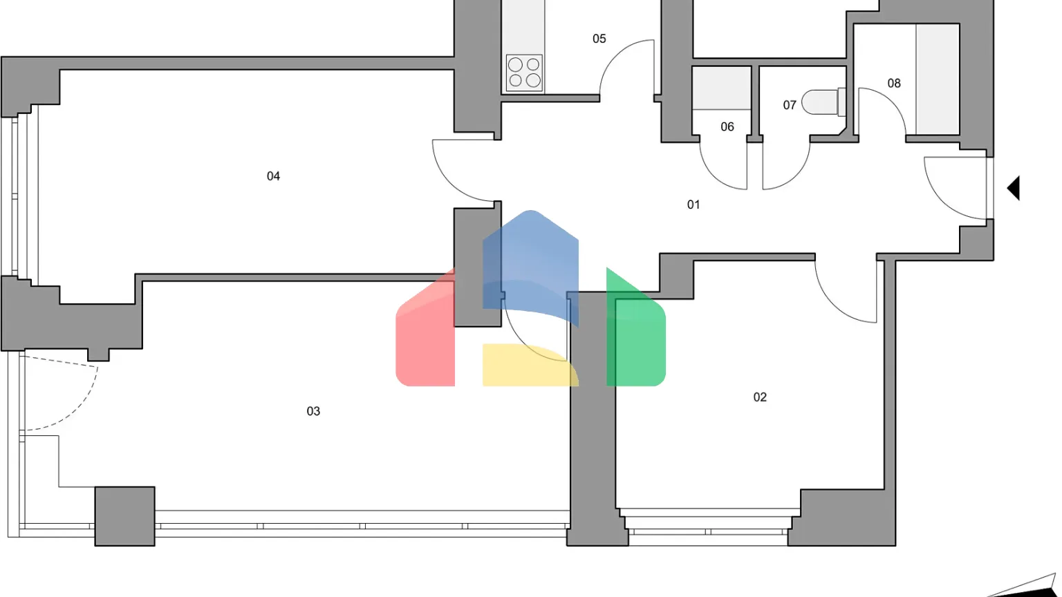 На продажу торговые помещения 79 m²