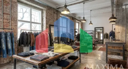 На продажу торговые помещения 53 m²