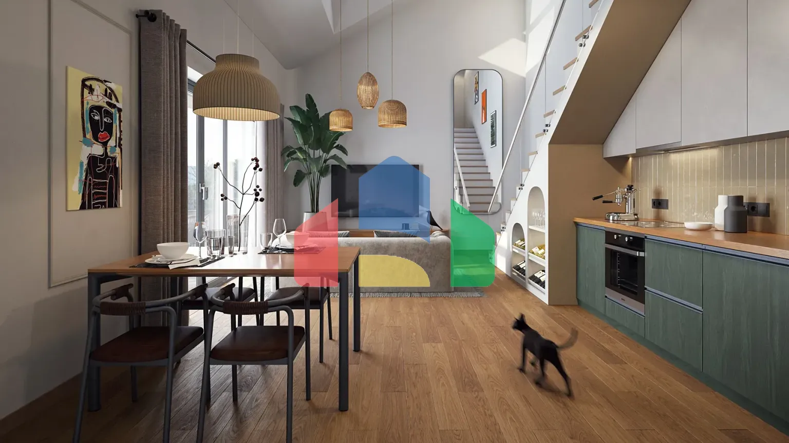 На продажу квартира 2-комн. студия 66 m²